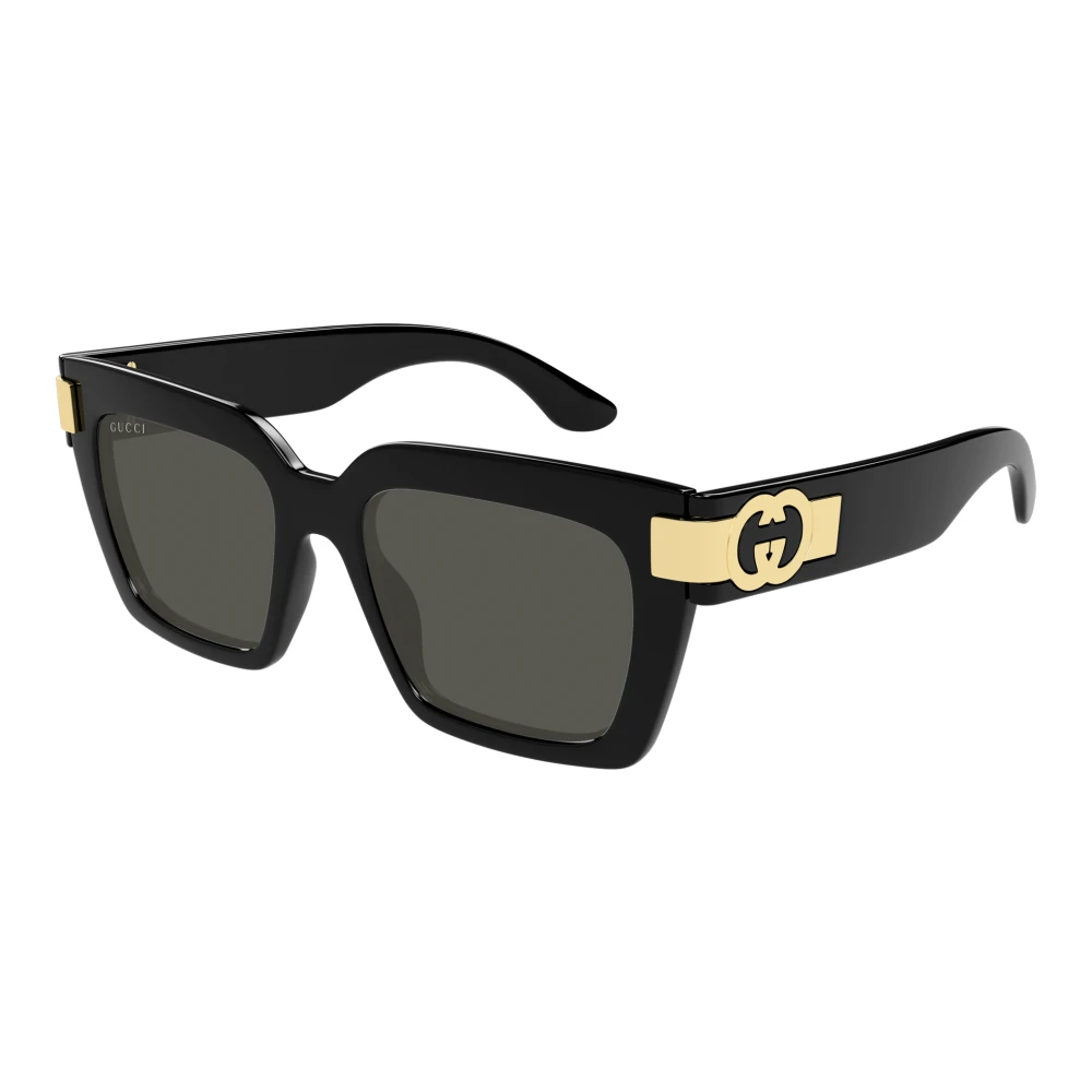 Gucci Cat Eye Solglasögon Black, Dam