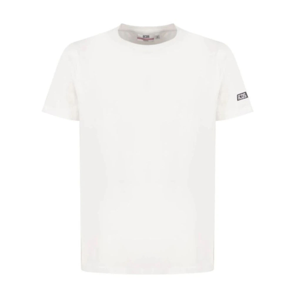 Gcds Essentiële heren T-shirt White Heren