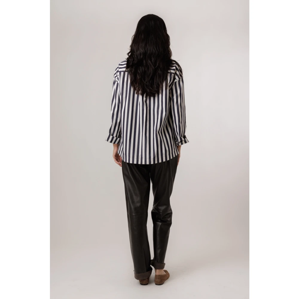 Alter Ego Ripley Dark Brown Leren Broek Brown Dames