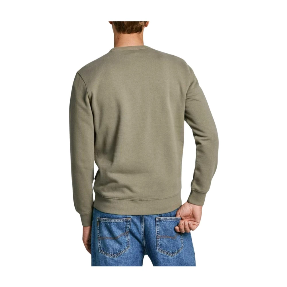Pepe Jeans Groene Safari Casual Sweatshirt New Joe Green Heren
