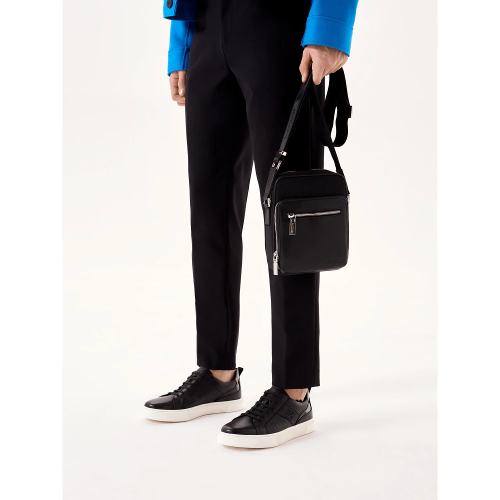 Kazar Zwarte tas voor mannen Black Heren