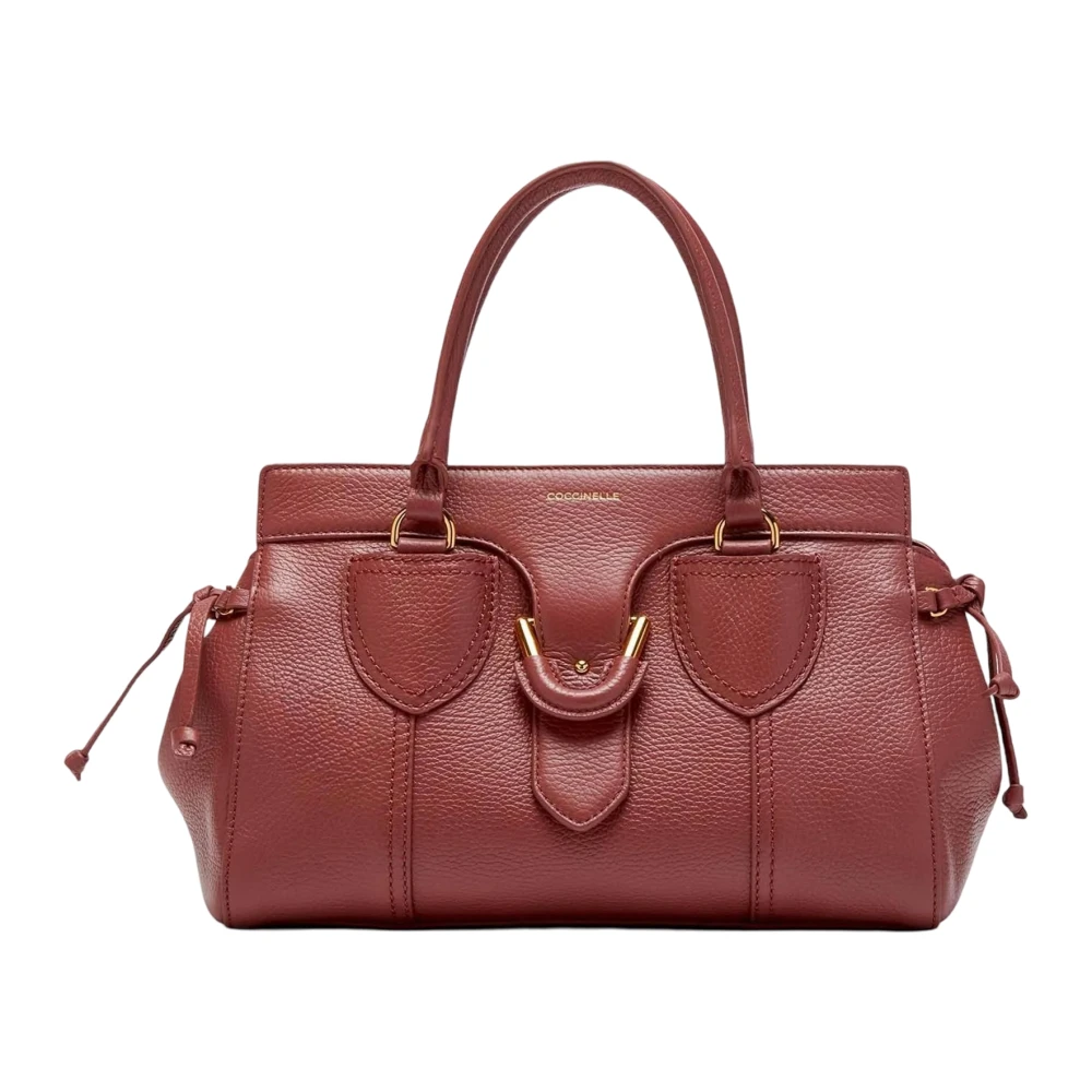Coccinelle Leren handtas met verstelbare band Brown Dames