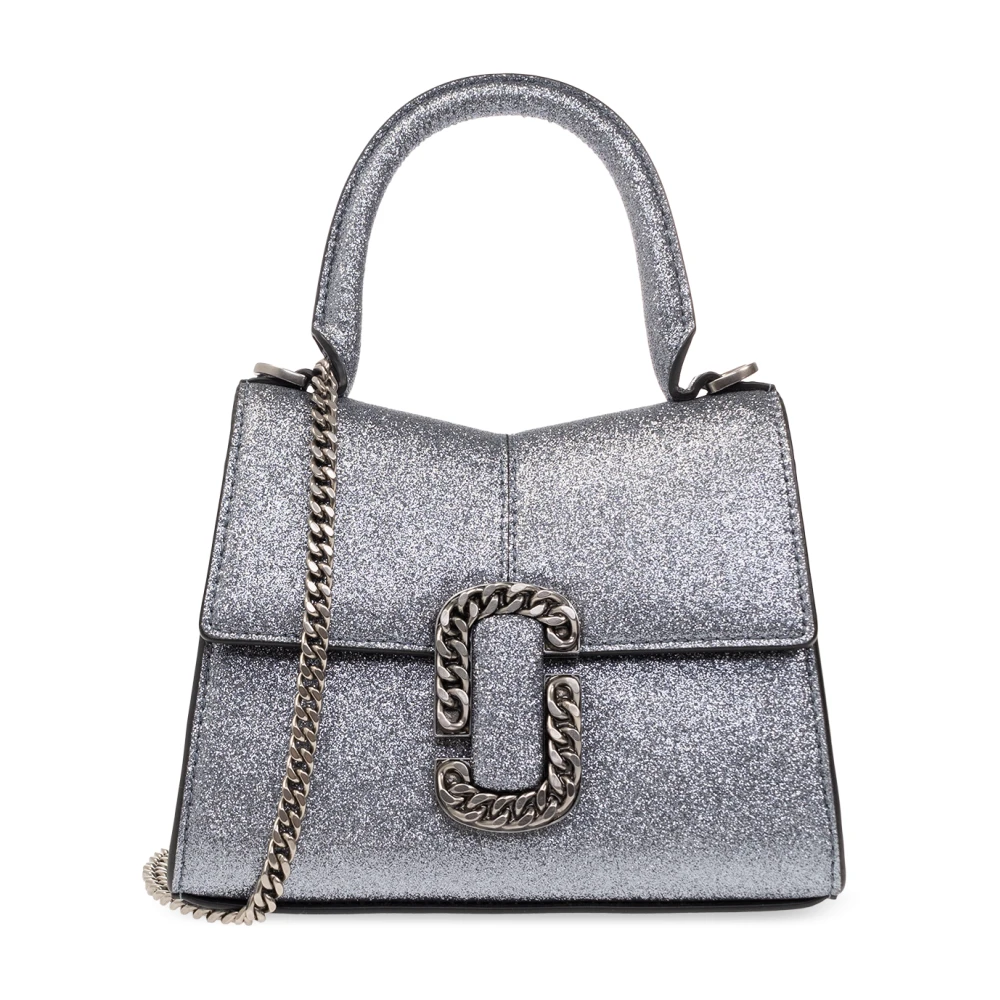 Marc Jacobs Zilveren tassen met 3 5 cm hak Zilveren Schoudertas Ss24 Dames Tassen Gray Dames