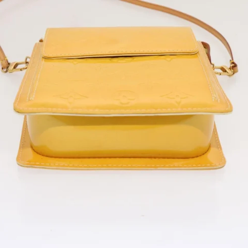 Louis Vuitton Vintage Pre-owned Leather clutches Yellow Dames