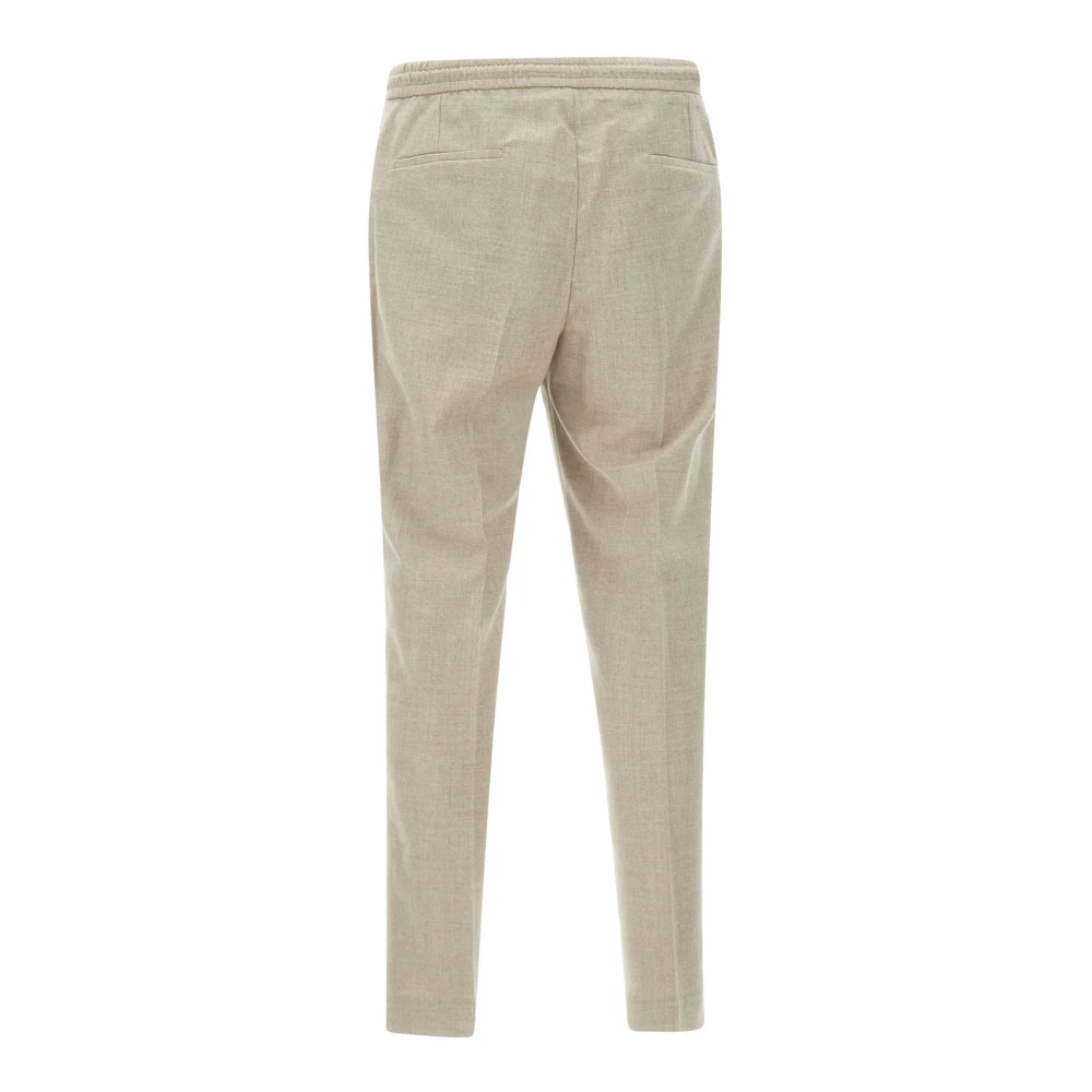 Briglia Heren Flanellen Broek Beige Heren