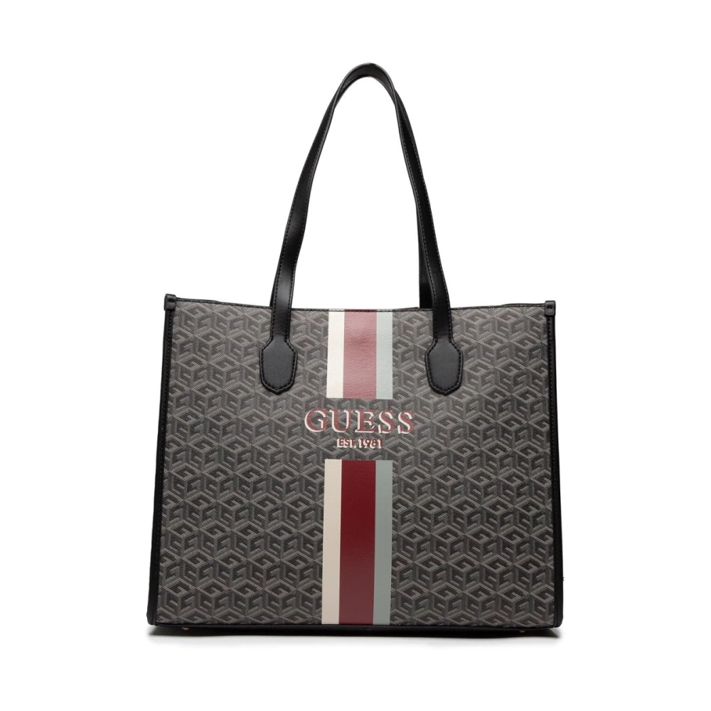 Guess Zwarte Wilder Travel Schoudertas Black Dames