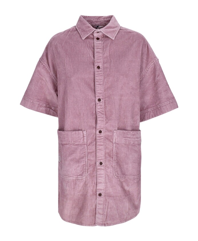 velvet-shirt-dress-with-short-sleeves