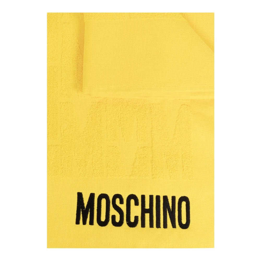 Moschino Strandlaken Yellow Heren
