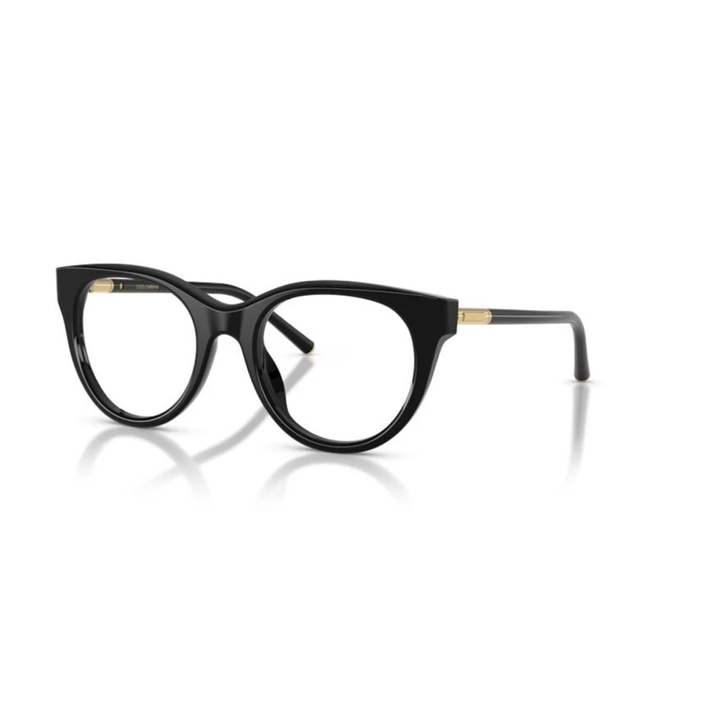 Dolce & Gabbana Women's Black Round Optical Frame