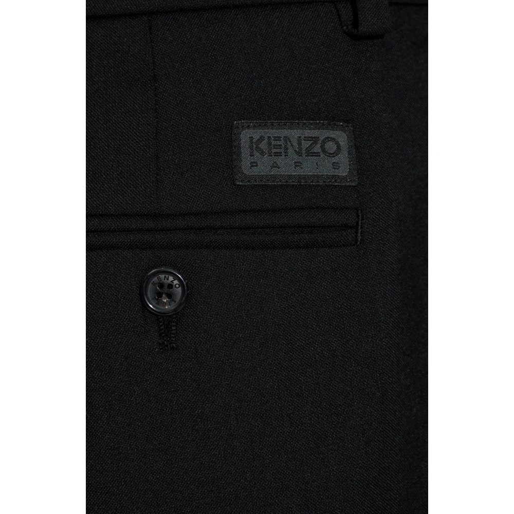 Kenzo Wollen broek Black Dames