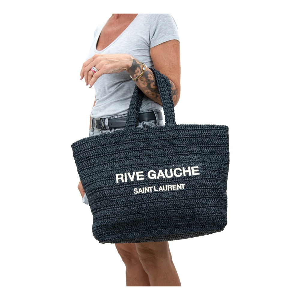 Saint Laurent Rive Gauche Schoudertas Black Dames