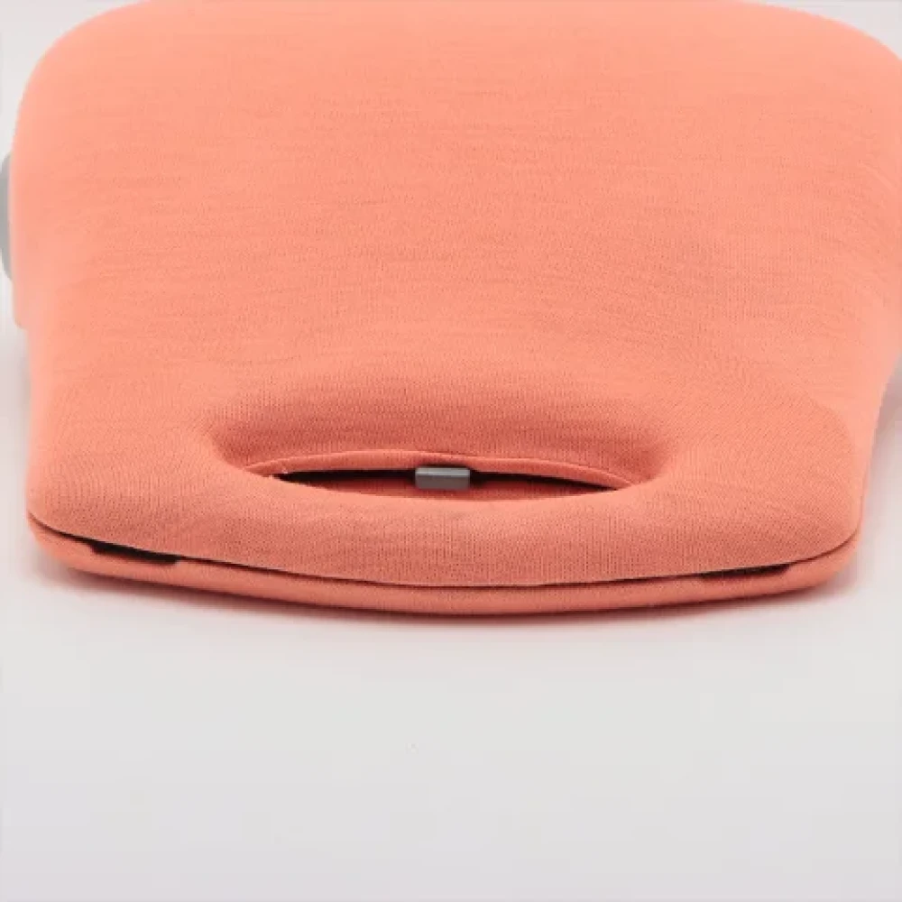 Chanel Vintage Pre-owned Canvas chanel-bags Orange Dames