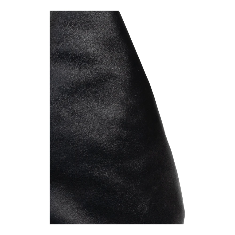 Yohji Yamamoto Leren tas Black Unisex