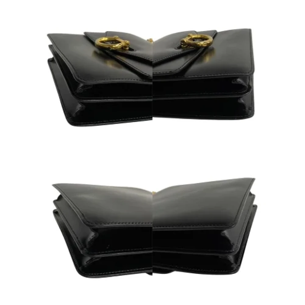 Celine Vintage Pre-owned Leather celine-bags Black Dames