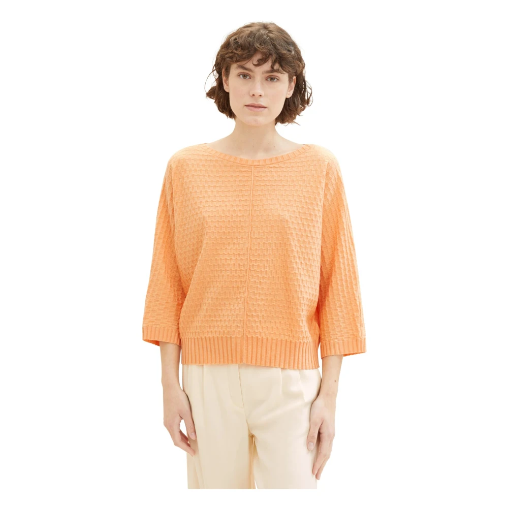 Tom Tailor Sweatshirts Orange Dames