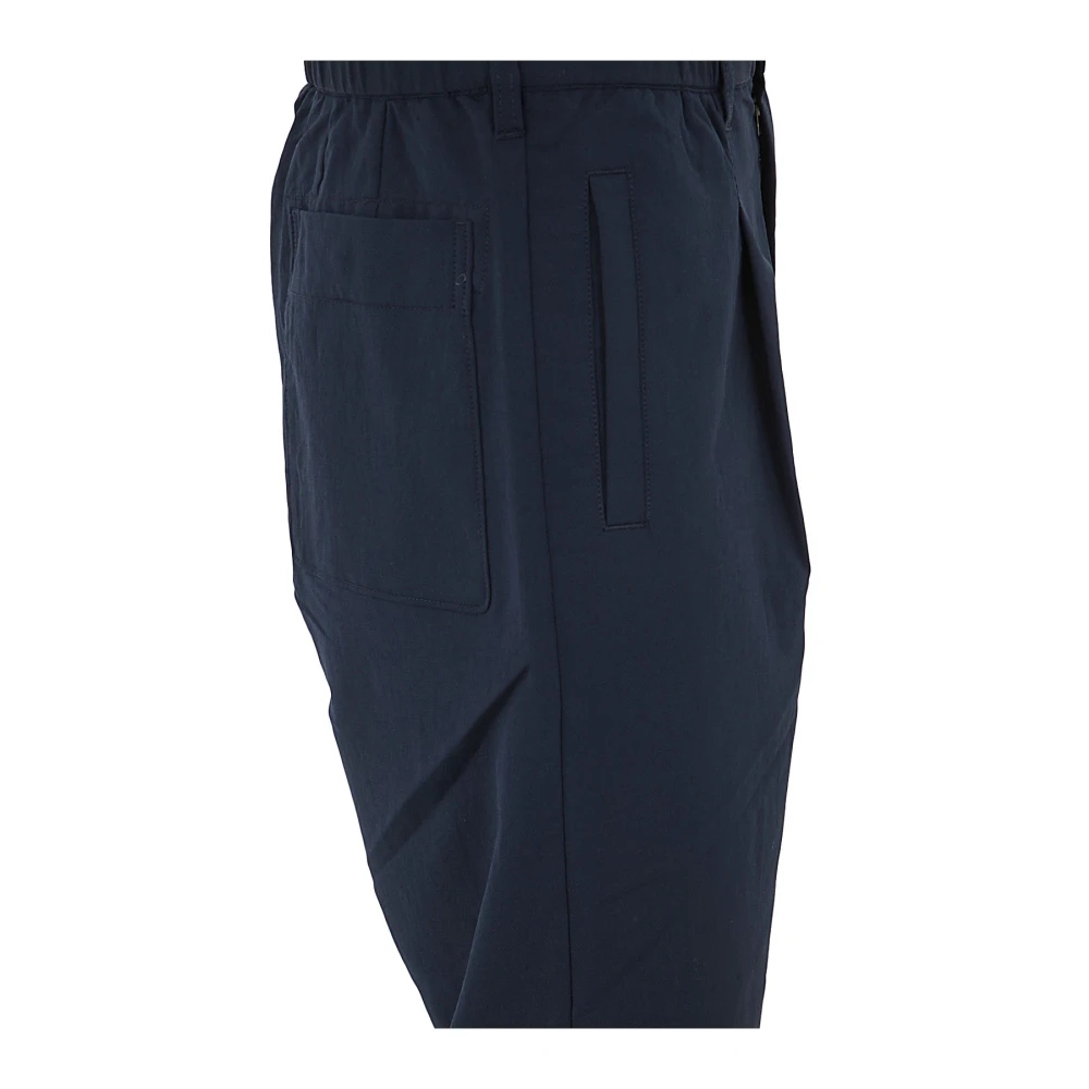 Nanamica Navy Wijde Alphadry Broek Blue Heren