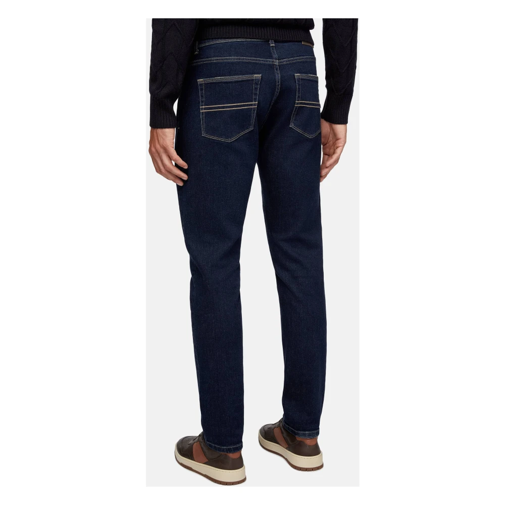 Boggi Milano Stretch Denim Jeans Blue Heren