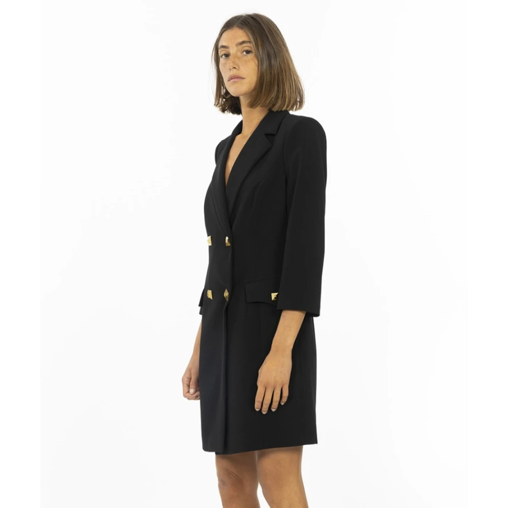 Elisabetta Franchi Kort jasjejurk Black Dames