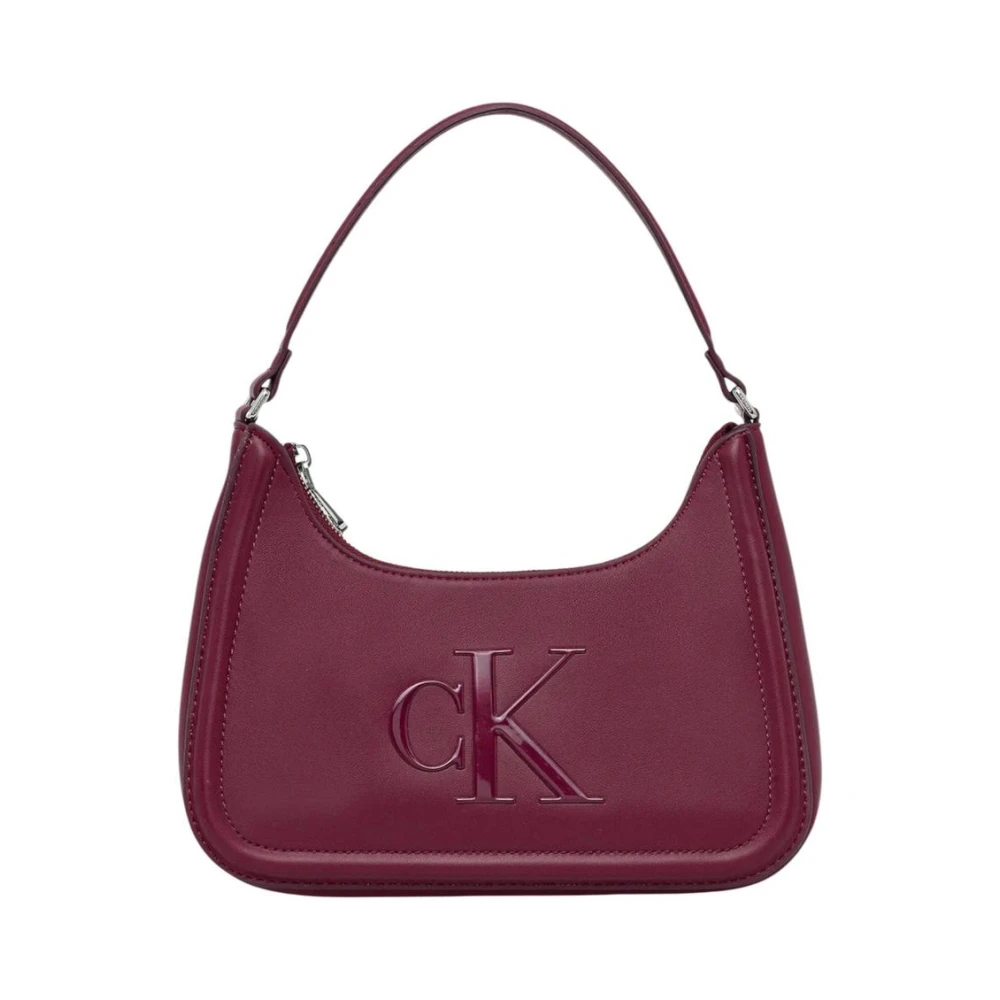 Calvin Klein Women's Red Shoulder Bags, One Size, Shoulder Bag