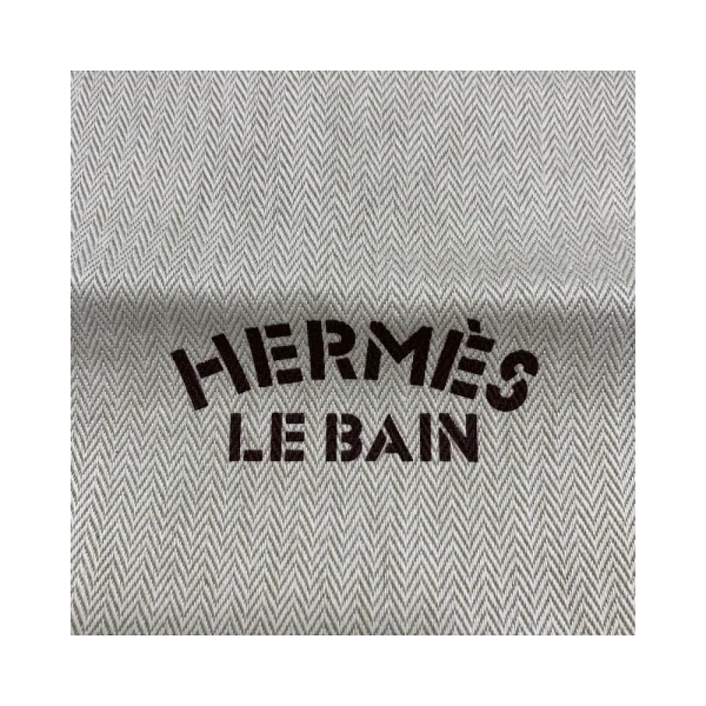 Hermès Vintage Pre-owned Canvas pouches Beige Dames