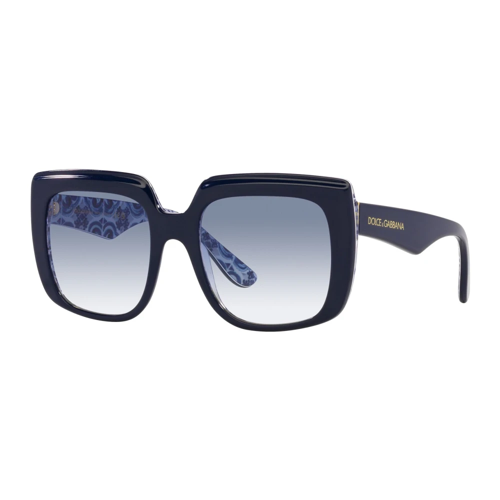 Dolce & Gabbana , Sunglasses, Female, Black, 54 Mm, Black/Blue Shaded Sunglasses