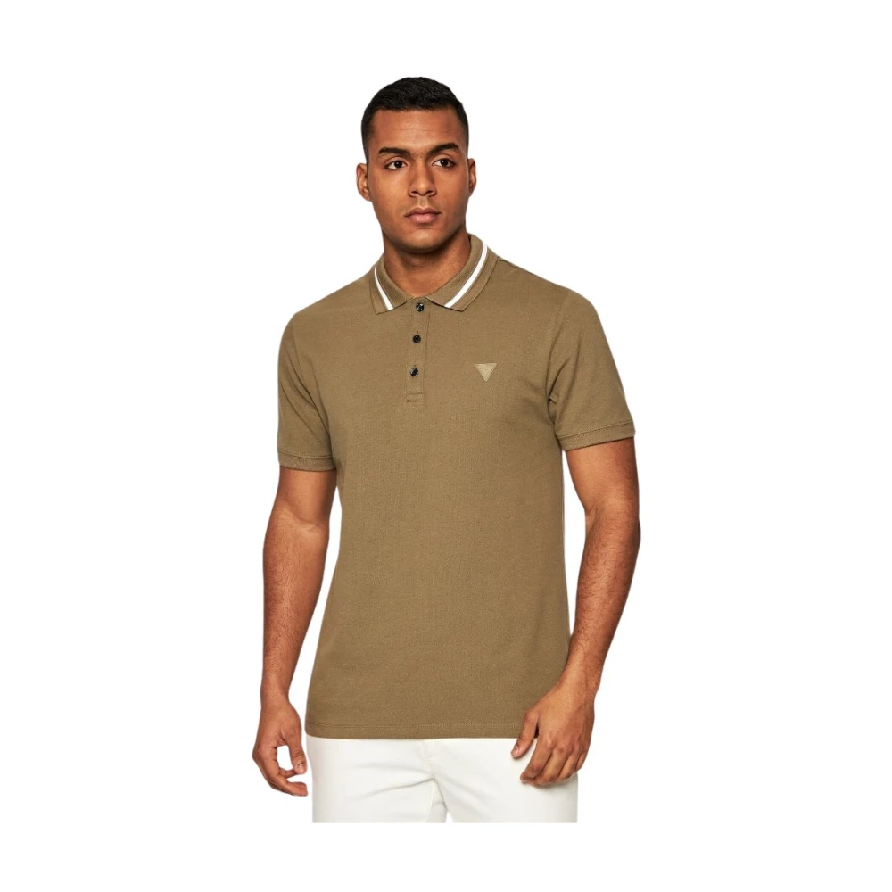 Guess Polo Korte Mouw Green Heren