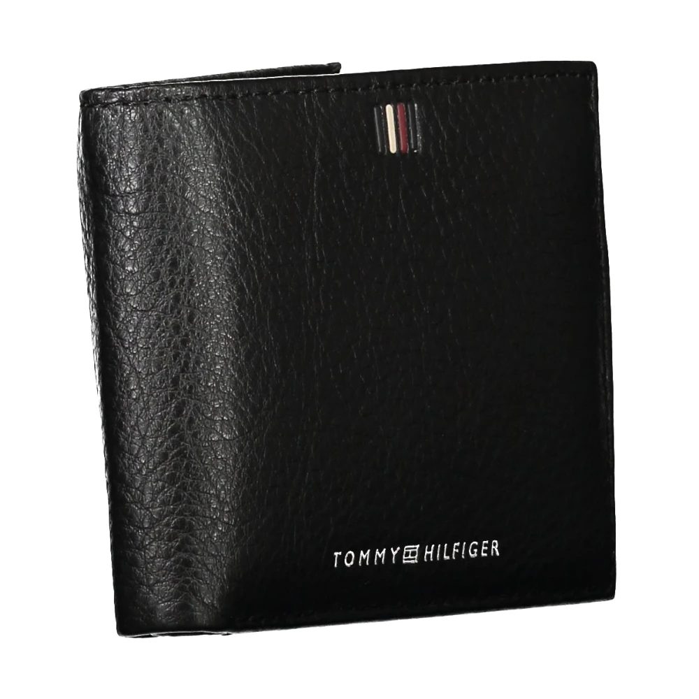 Tommy Hilfiger Heren Portemonnee Zwart Contrast Details Black Heren