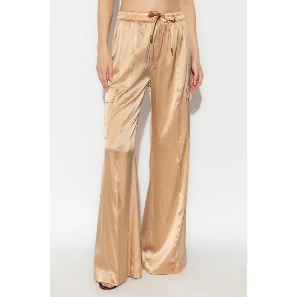 Tom Ford Zijden cargobroek Beige Dames