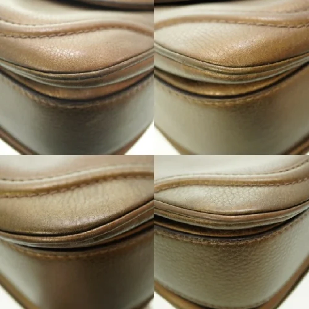 Gucci Vintage Pre-owned Fabric gucci-bags Yellow Dames
