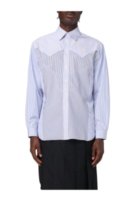 blue-striped-panelled-shirt