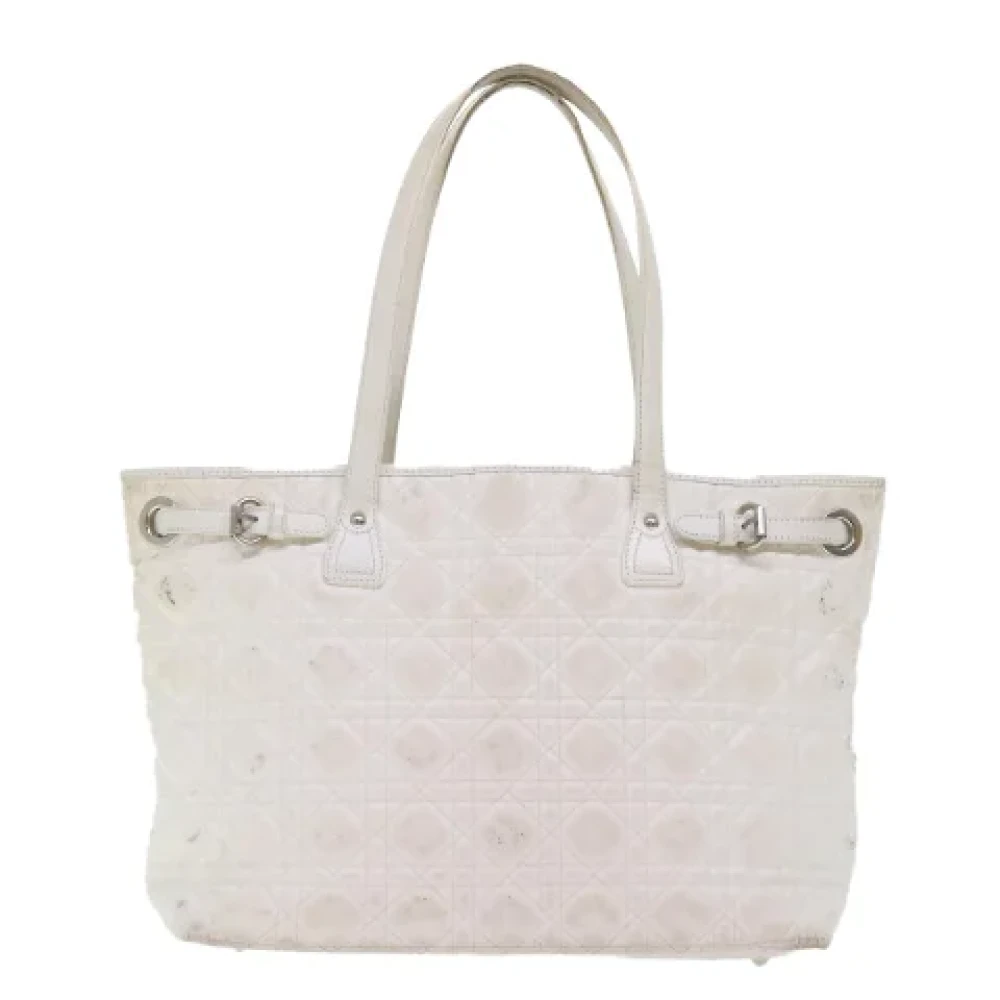 Dior Vintage Pre-owned Canvas dior-bags White Dames