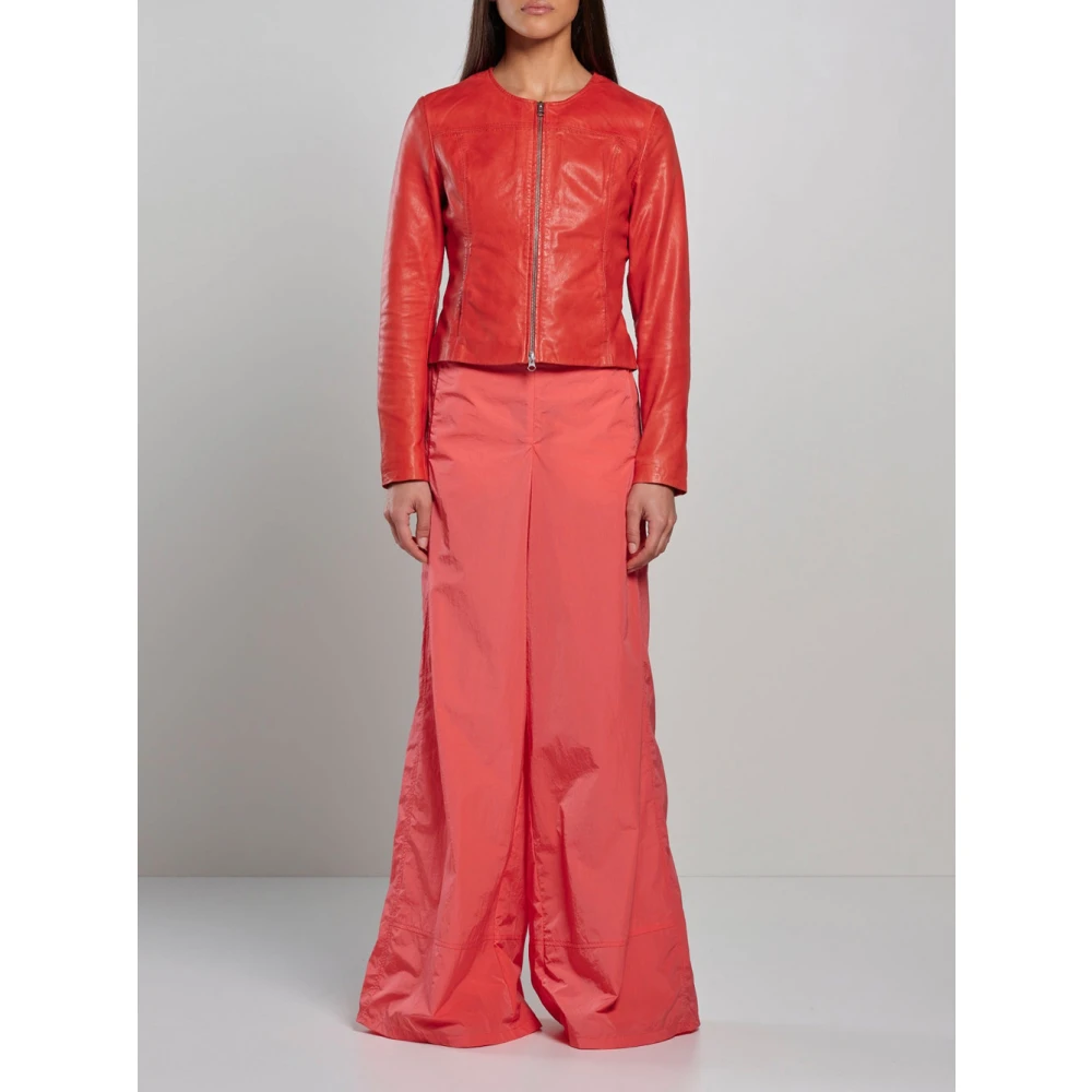 BomBoogie Leather Jackets Red Dames