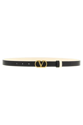 Reversible VLogo Signature Belt