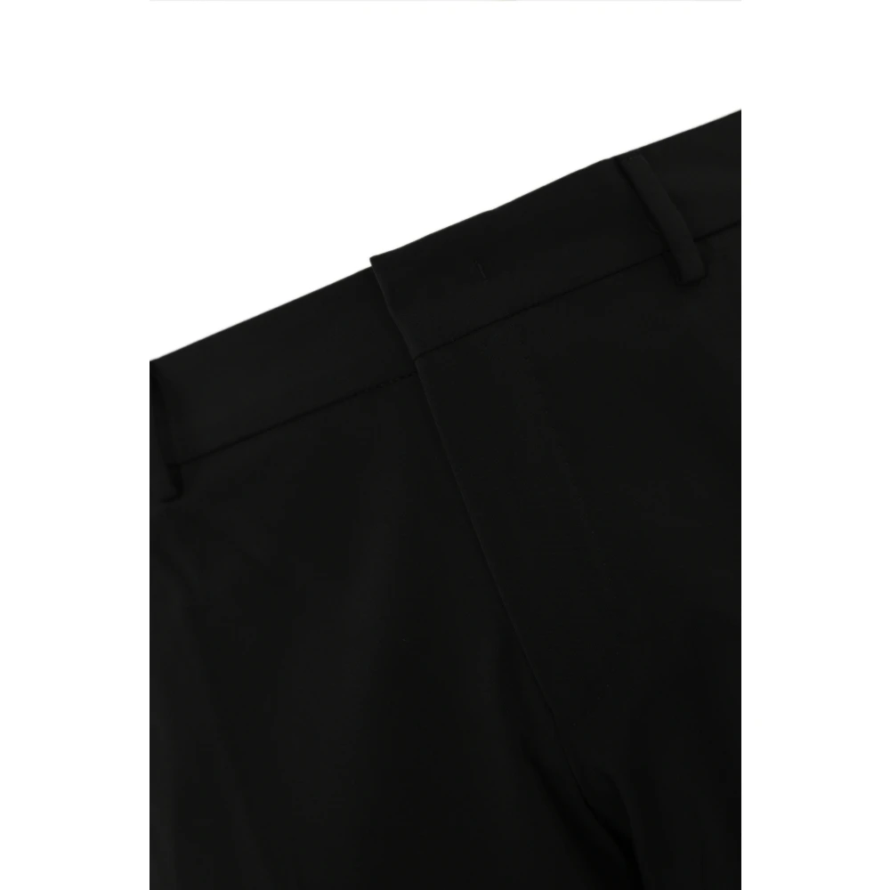 PT Torino Slim Zwart Katoenen Broek Rits Sluiting Black Heren