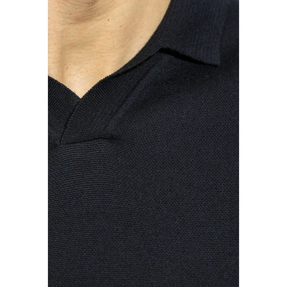 PAUL & SHARK Wollen Polo Blue Heren