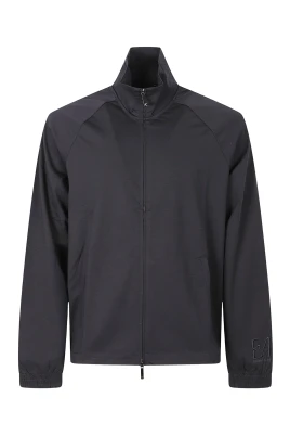 Avslappnad bomulls-sweatshirt i jerseystickning