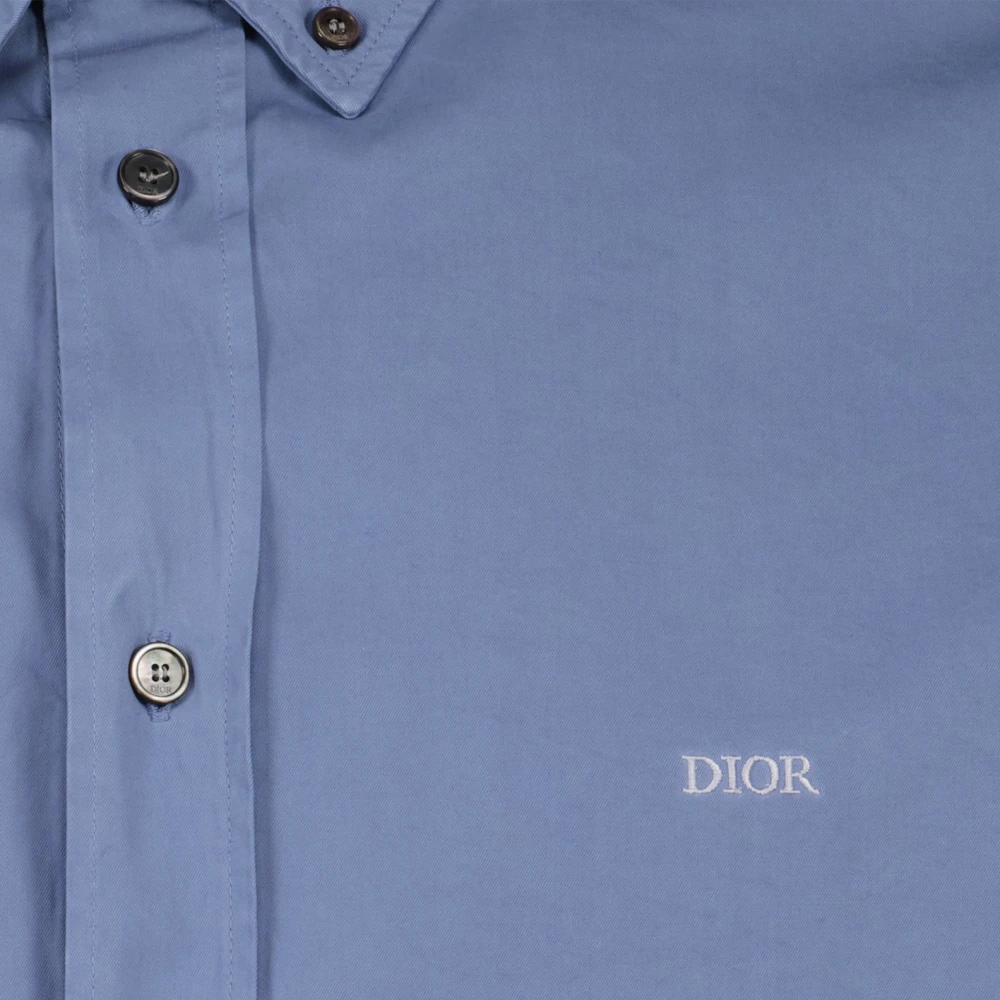 Dior Klassieke Overhemd Blue Heren