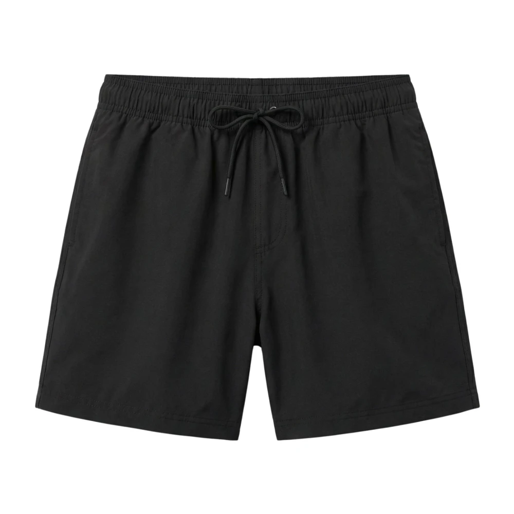 Calvin Klein Men's Black Beachwear, L, Medium Drawstring Short