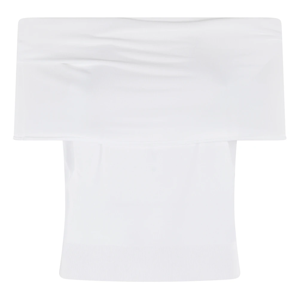 Roberto Collina Casual Schoudertas voor Vrouwen White Dames
