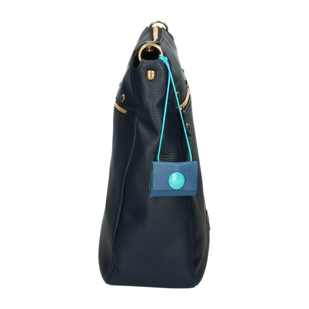Gabs Blauwe Handtas met Gouden Details Blue Dames