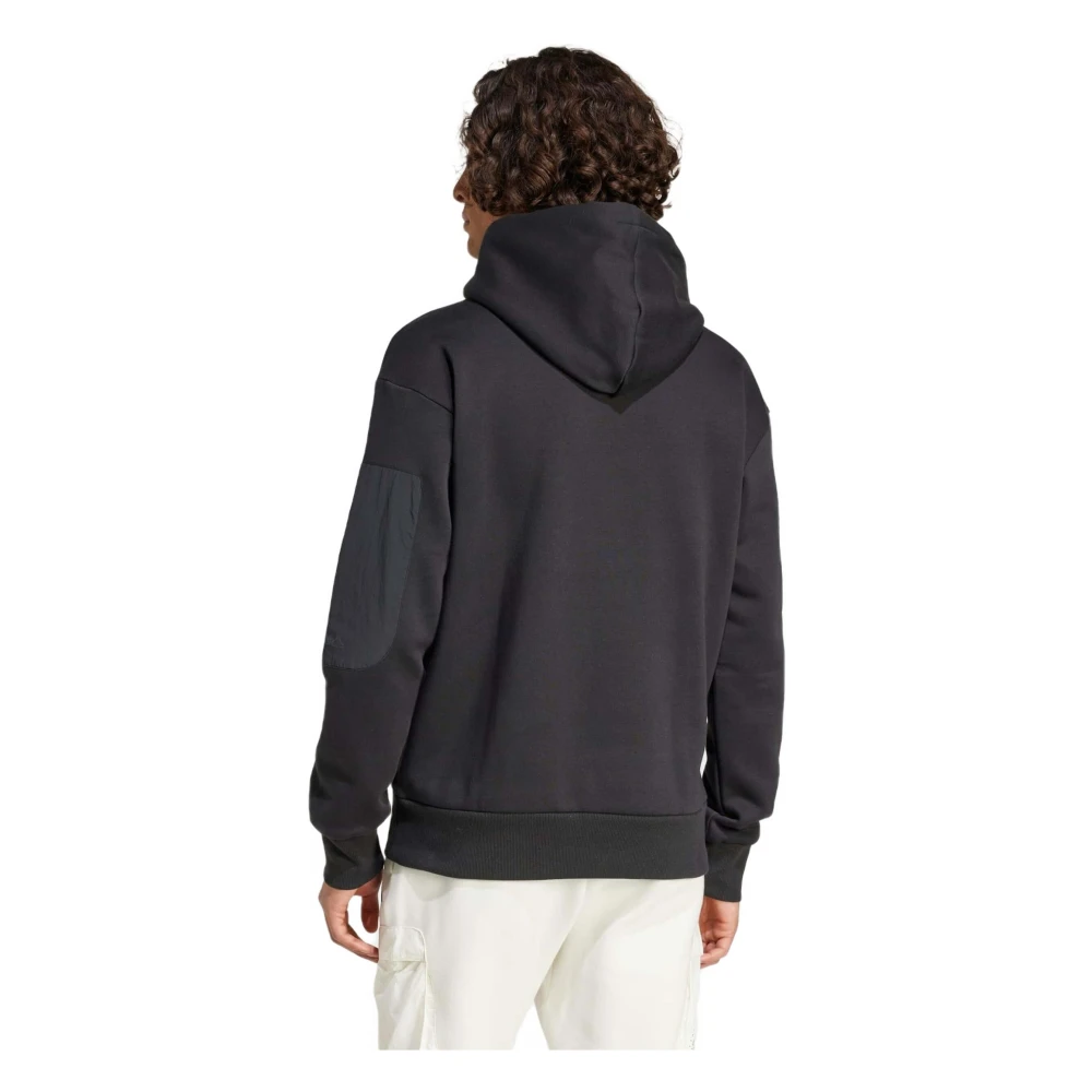 Adidas City Escape Fleece Hoodie Black Heren