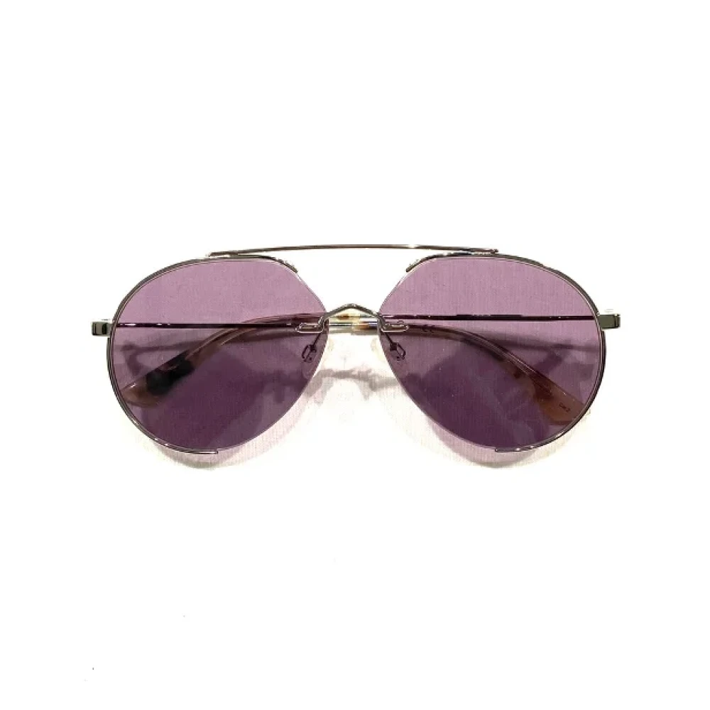 Alexander McQueen Pre-owned Plastic sunglasses Purple Dames