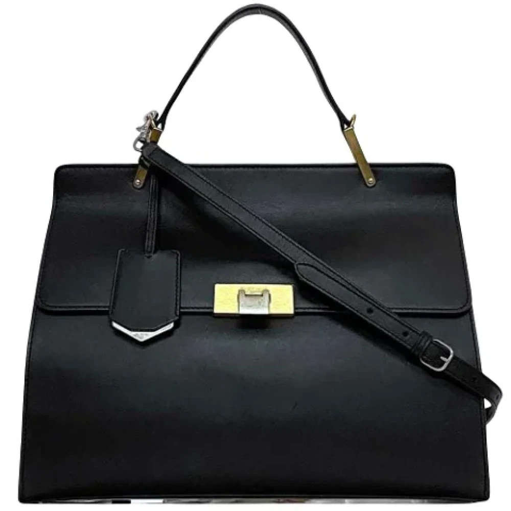 Balenciaga Vintage Pre-owned Leather balenciaga-bags Black Dames