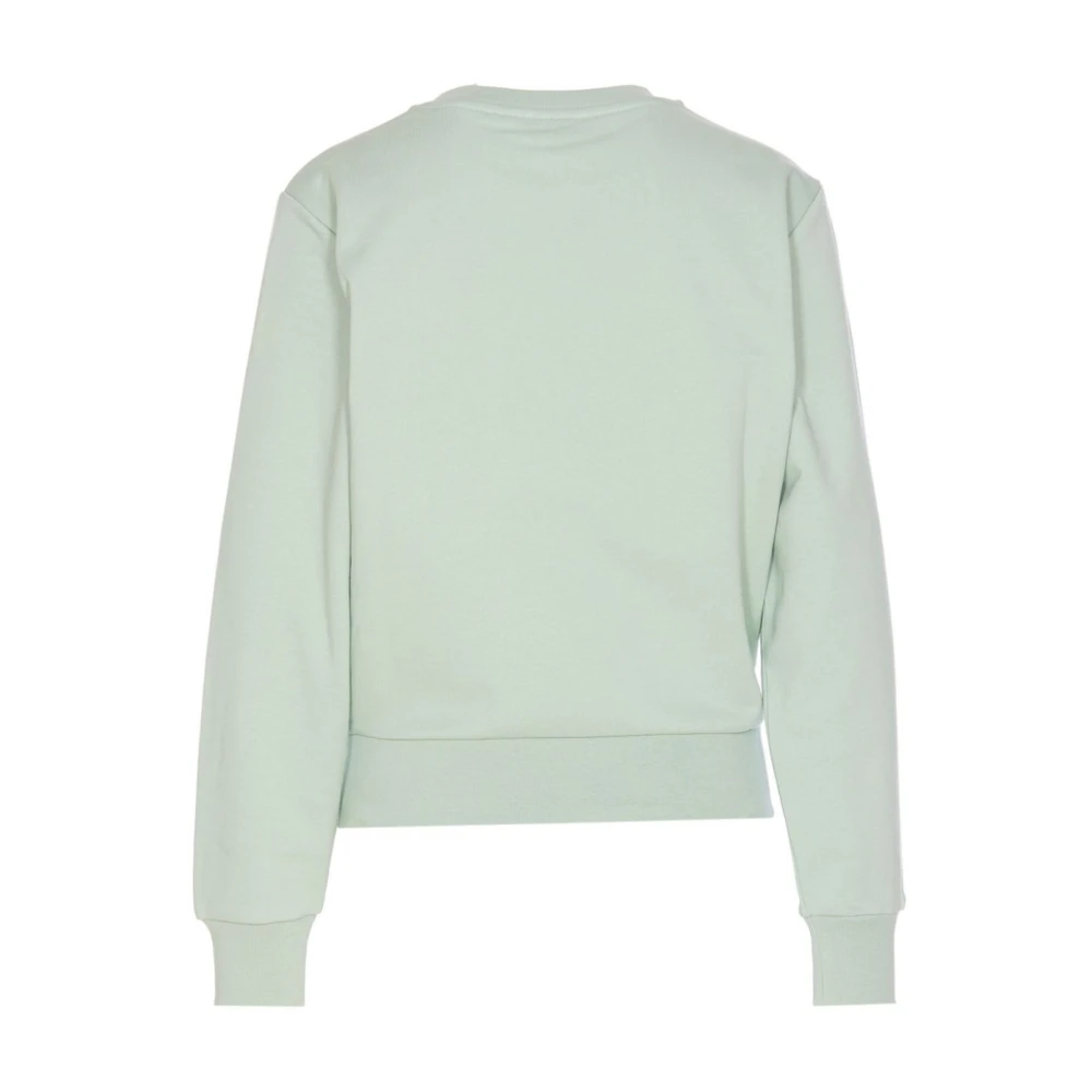 A.p.c. Biologisch Katoen Box Sweatshirt Lange Mouw Green Dames