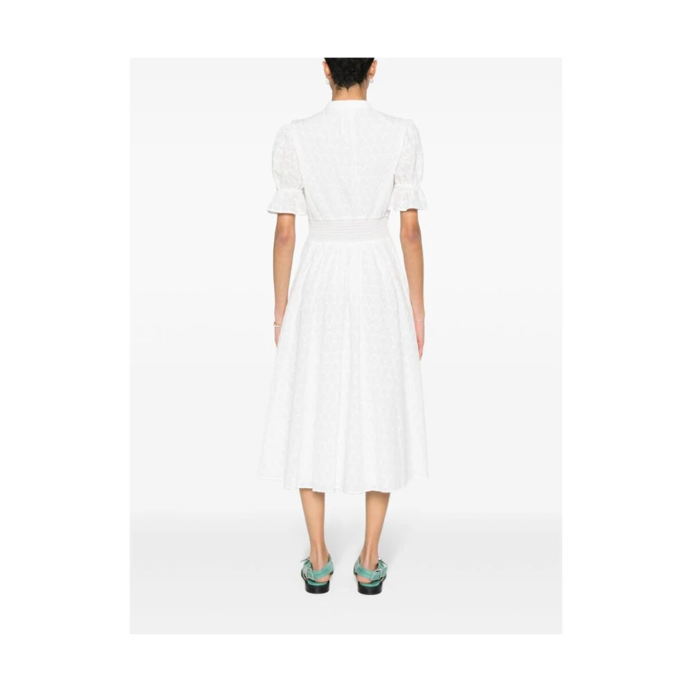 Diane Von Furstenberg Shirt Dresses White Dames