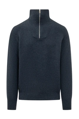 Mezza Zip Turtleneck