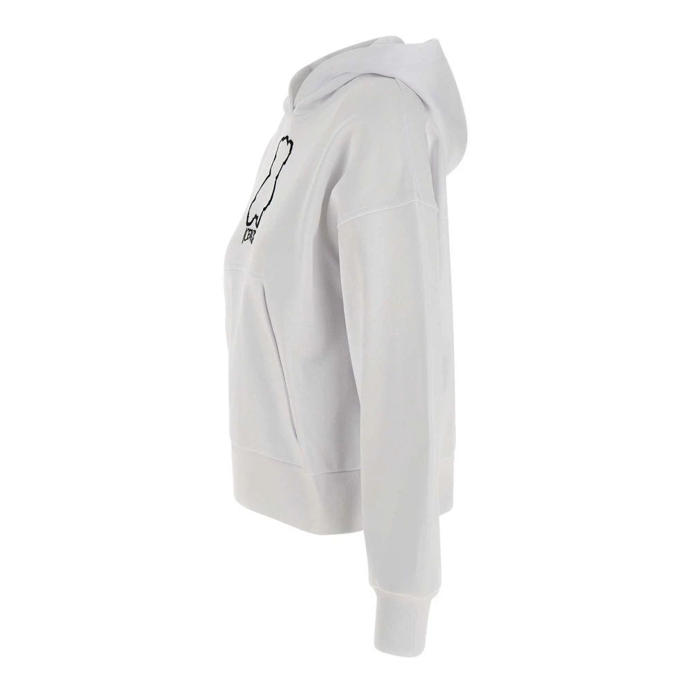 Iceberg Witte Katoenen Hoodie White Dames