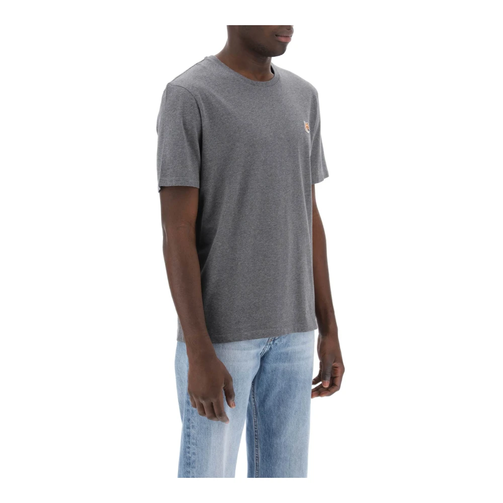 Maison Kitsuné T-Shirts Gray Heren
