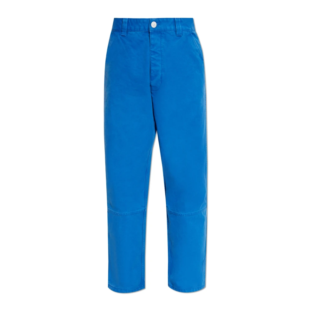 Stone Island Broek met logo Blue Heren