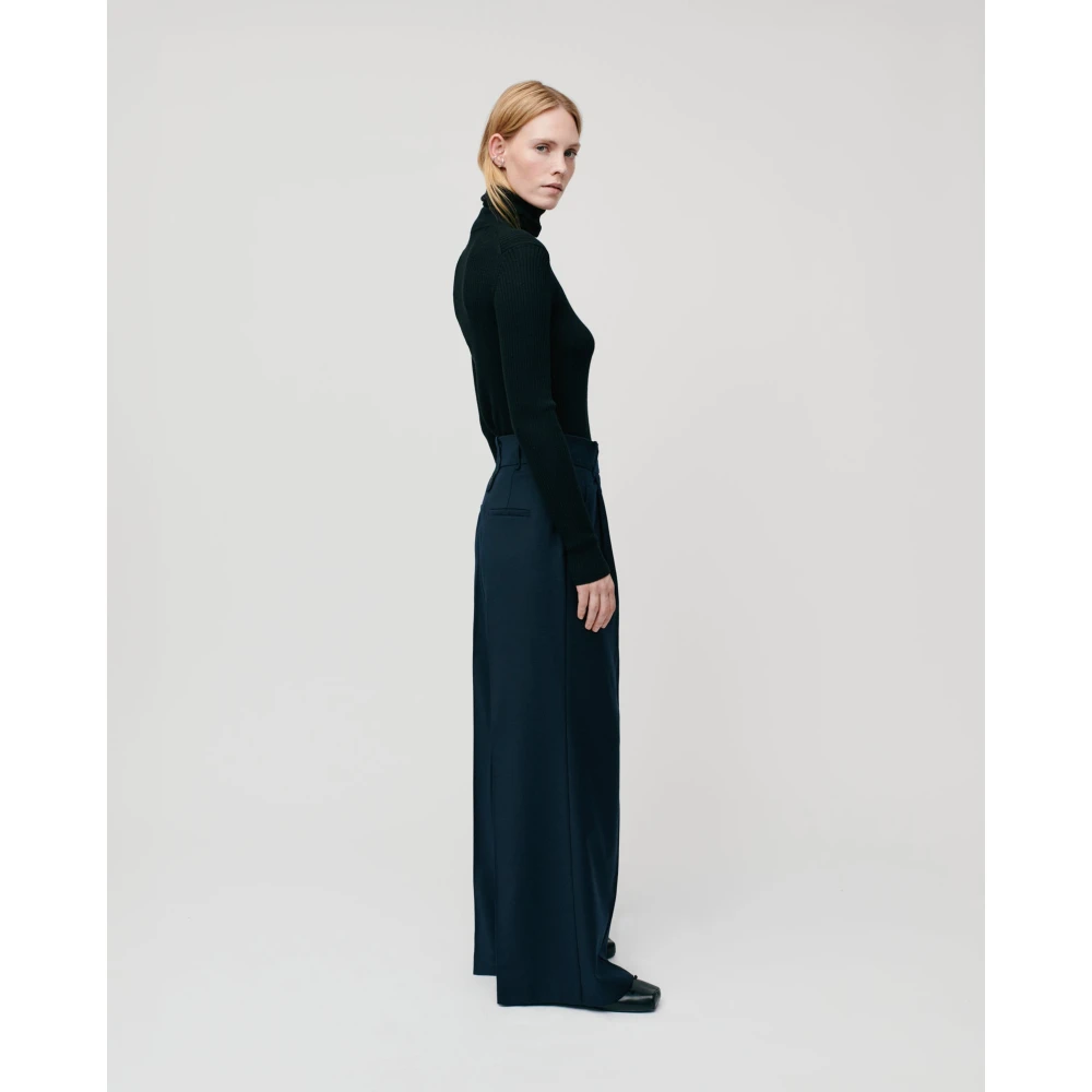 IVY OAK Dubbelrijige boxy blazer in donkerblauw Blue Dames